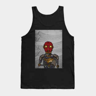 Unveil NFT Character - RobotMask WavesGlyph with Ape Eyes on TeePublic Tank Top